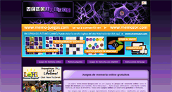 Desktop Screenshot of memo-juegos.com