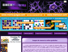 Tablet Screenshot of memo-juegos.com